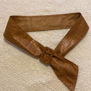 XOXO Brown  leopard Belt